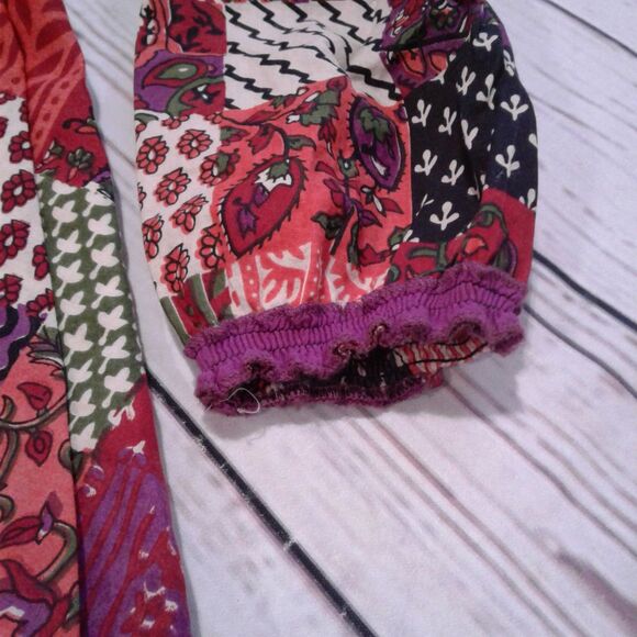 Girl's Masala Baby Multicolor Patchwork Dress Kids Size 4 Year - Picture 5 of 6